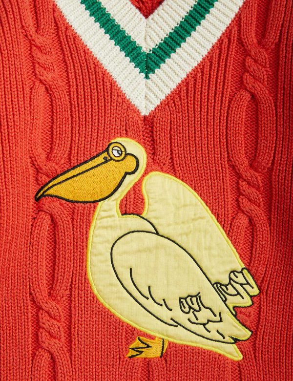 Pelican Knitted V-Neck Sweater - Afbeelding 3