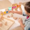 Houten Bouwstenen Met Edelstenen - Afbeelding 3