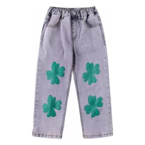 Lucky Clover Denim Pants
