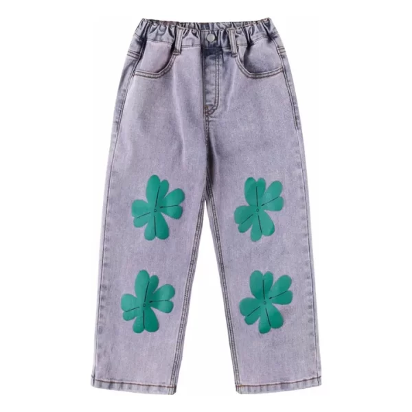 Lucky Clover Denim Pants