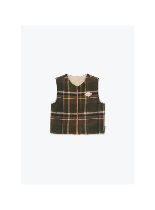 Gilet Tartan Reversible