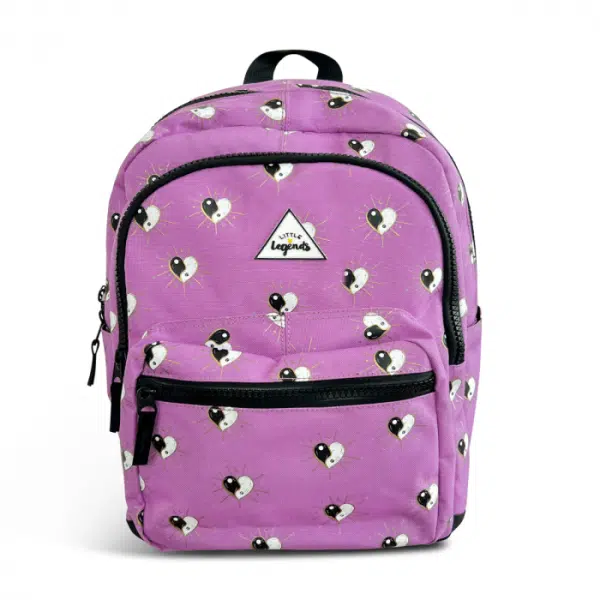 Backpack Heart Ying Yang