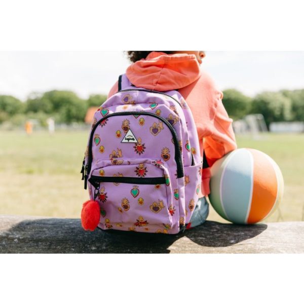 Backpack Heart Flames - Afbeelding 4