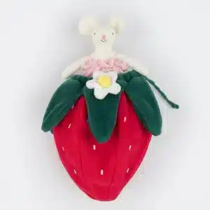 Strawberry mouse mini doll