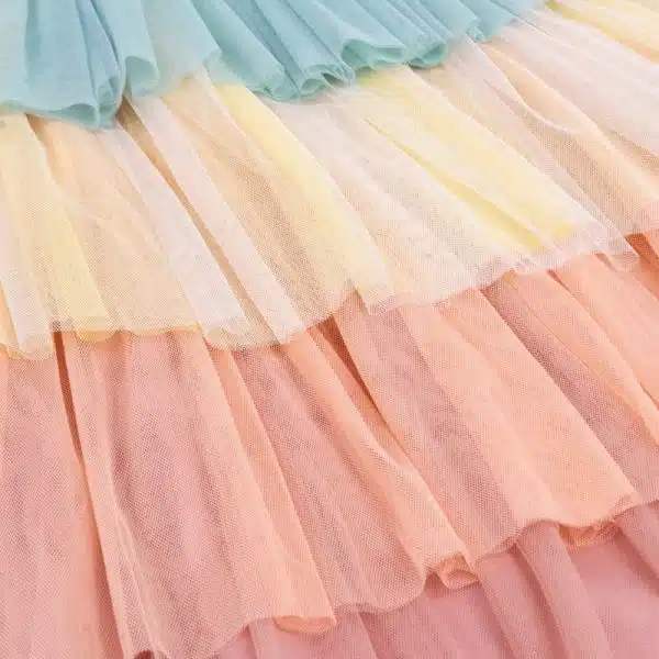 Rainbow ruffle princess dress up - Afbeelding 2